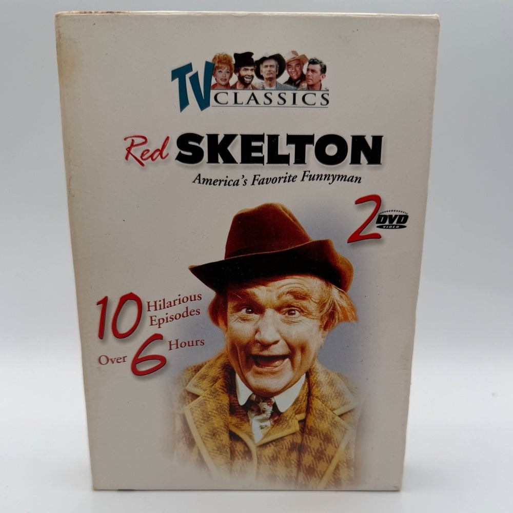 Red Skelton TV Classics America's Favorite Funnyman 2 DVD Set 10 Episodes